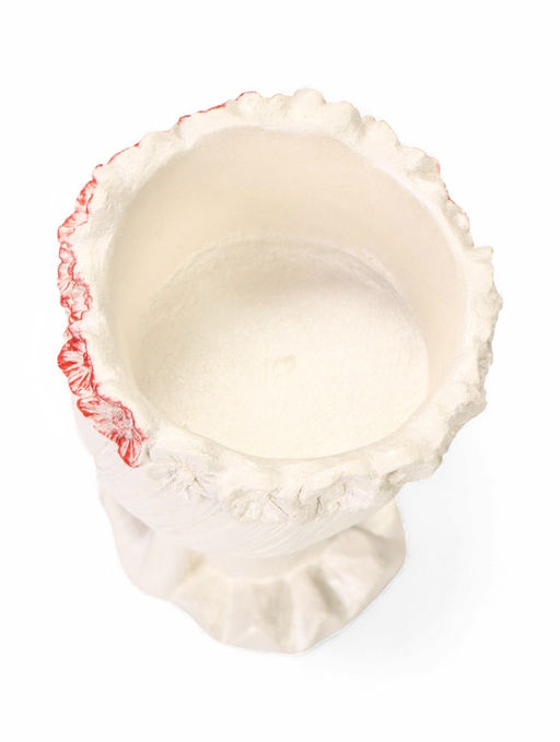 Декоративное кашпо для цветов Девушка с косой, 80 мл, 11?8?8 см, гипс, белое - Хорошие сувениры фото 7