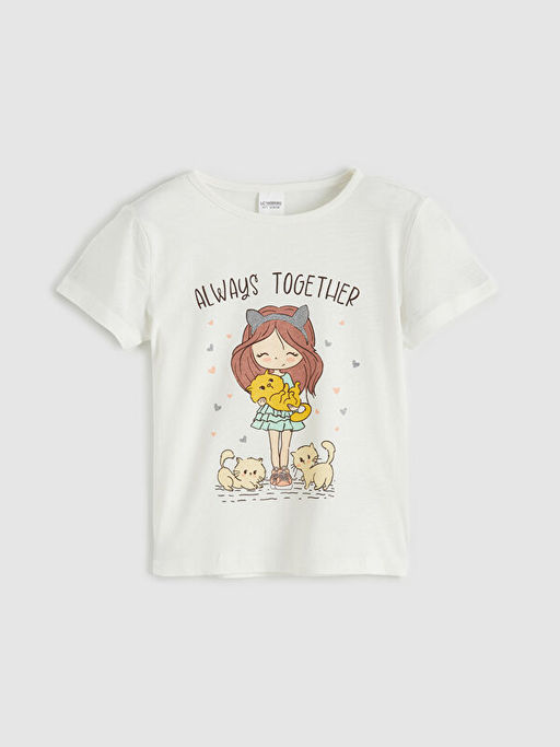 K?sa Kollu K?z ?ocuk Pijama Tak?m?