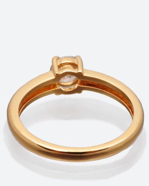 Diamantaire. Кольцо с крупным белым кубическим цирконом,19