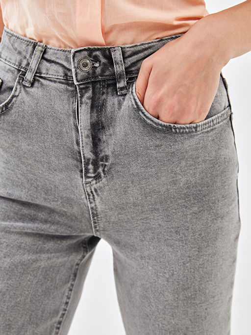 Wideleg Kad?n Jean Pantolon