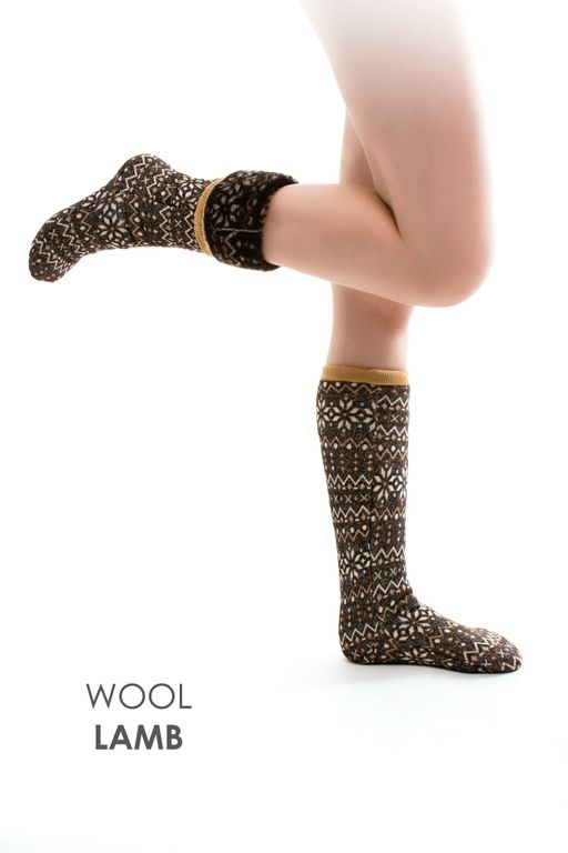 Гольфы меховые эластичные - Woollamb фото 9