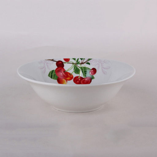 Салатник 350 мл / 15 см Sweet cherry ZX2434-6B /КОРАЛЛ/