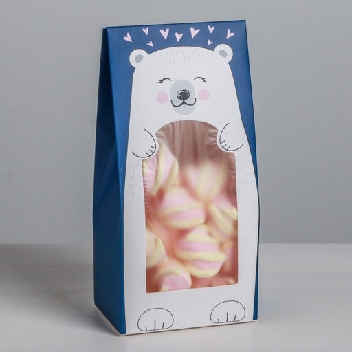 Цена за 5 шт. Коробка складная Мишка, 9 19 6 см - Дарите счастье фото 5