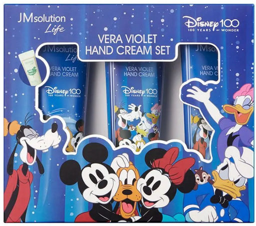 JMSOLUTION Подарочный набор кремов для рук LIFE VERA VIOLET HAND CREAM SET DISNEY(3шт*50 мл)