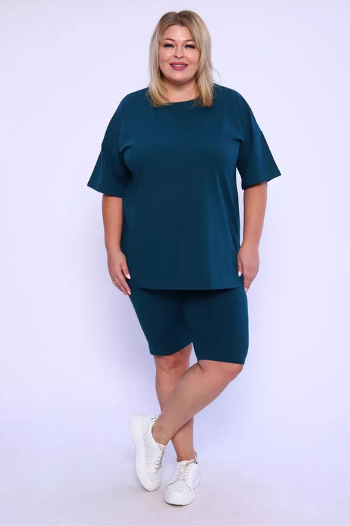 Костюм спортивный футболка и велосипедки КЖ-002