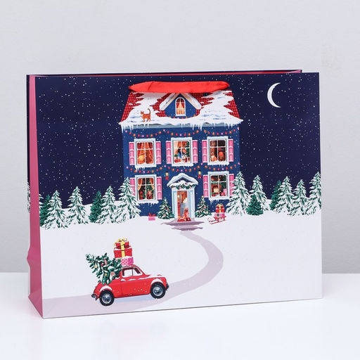 Пакет подарочный Сказочный замок, ХL 50 х 40 х 15 см - Simaland фото 3