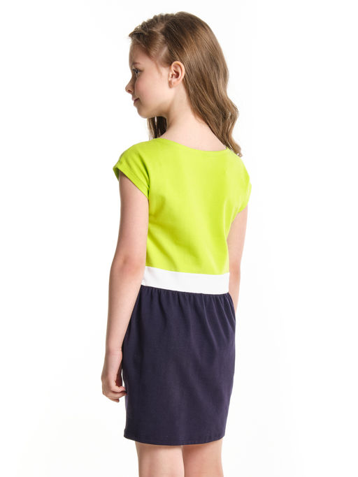 Платье для девочки UD 2730 салат - Mini maxi фото 2