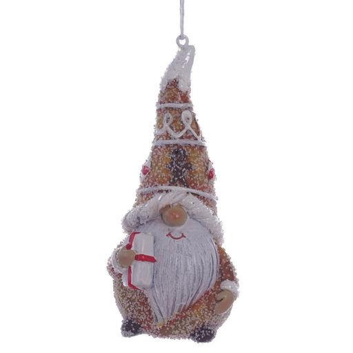 Фигурка декоративная подвесная "Гном", L4,5 W4,5 H10,5 см, 2в.