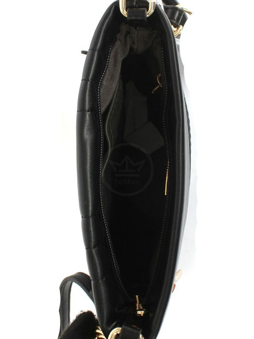 Сумка женская искусственная кожа DJ-7014-1-BLACK, 1отд, плечевой ремень, черный SALE 257791 - Adelia фото 8