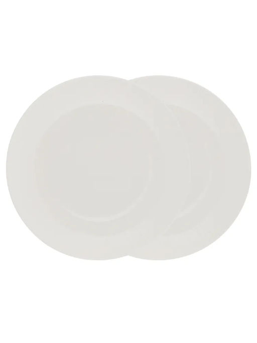 43460 GIPFEL Набор тарелок закусочных ELEGIA 20 см (2 шт.). Материал: костяной фарфор. Цвет: белый.