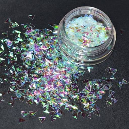 Чешуя дракона К66 (прозрачная голографическая)