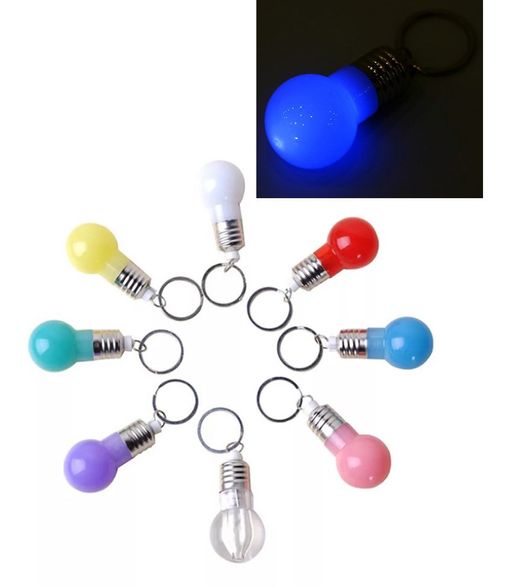 Цена за 2 шт. Брелок светящийся "Лампочка" (KS-598)