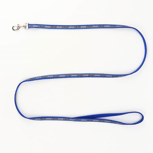 Комплект Спорт светоотражающий, поводок 120 х 1 см, ОГ 23-35 см, синий - Пижон фото 7