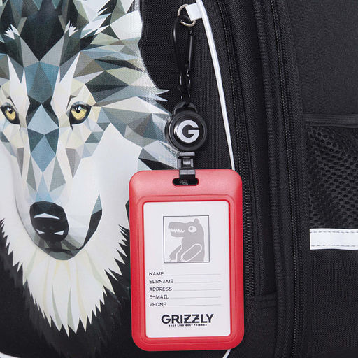 RAz-087-3 new Рюкзак школьный с картхолдером на держателе