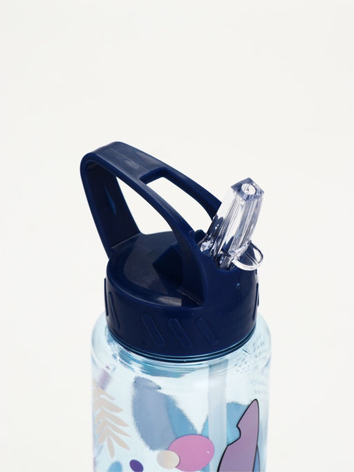 Бутылка-непроливайка пластиковая с трубочкой «Стич», 750 мл