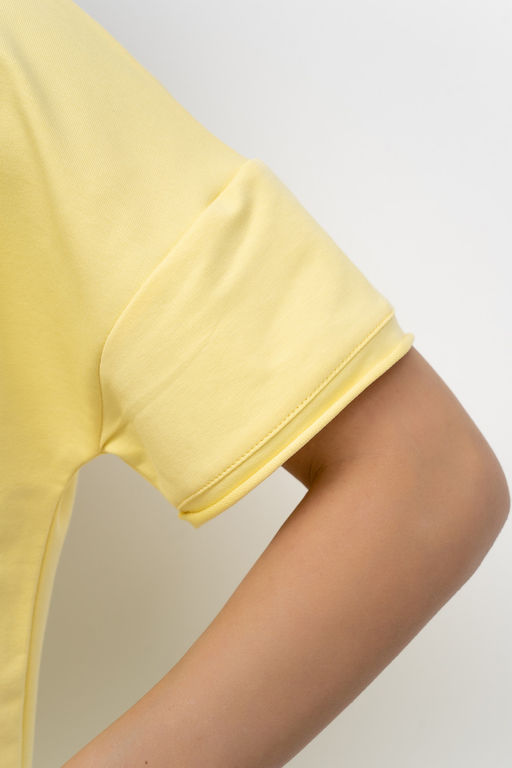 футболка из лёгкого хлопкового футера - Solo mio фото 6