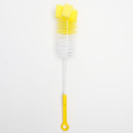 Ёршик для бутылочек, с губкой, цвета МИКС - Крошка я фото 3