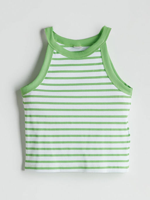 Halter Yaka K?z ?ocuk Crop Atlet