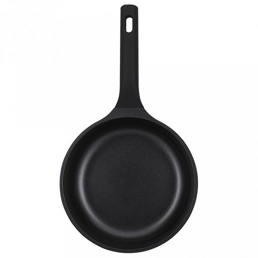 Сковорода с антипригарным покрытием Moderno д28см, h9см, s1,8мм, дно s5мм, литой алюминий, бакелитовая ручка с покрытием soft-touch, Regent (Китай) Подходит для всех видов плит, включая индукционную. - Домашняя мода фото 3
