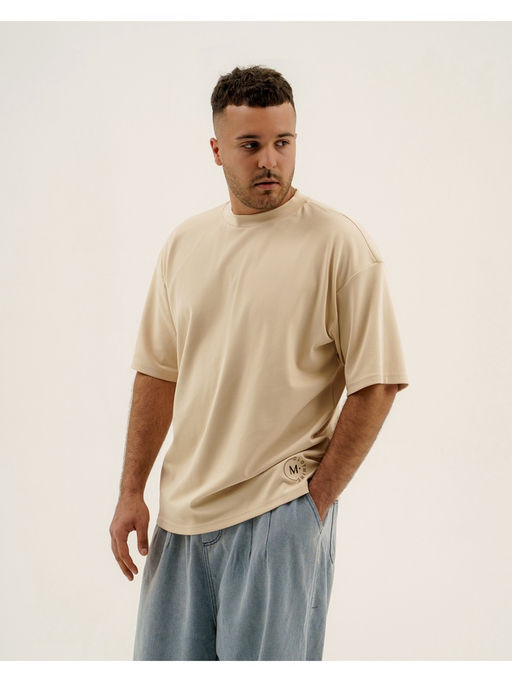 Футболка мужская MINAKU, размер XL, бежевая