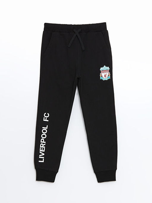 Beli Lastikli Liverpool Bask?l? Erkek ?ocuk Jogger E?ofman Alt?