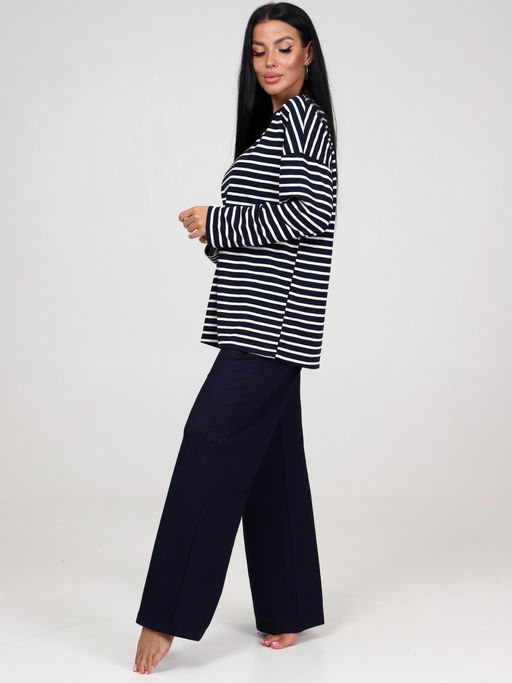 954 ЖЕНСКИЙ КОСТЮМ (брюки) (Темно-синий) - А-дина фото 5