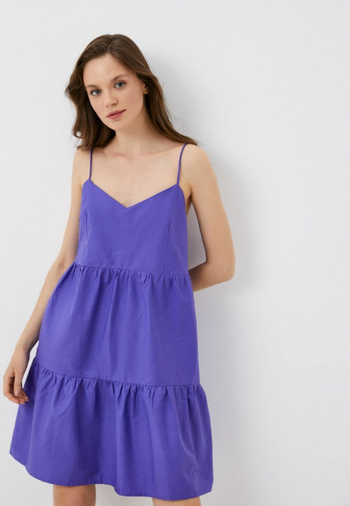 Ярко-голубое платье - Incity фото 16