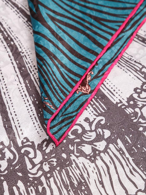 Платок жен. шелк 90х90 B06-8262-14 - Eleganzza фото 9