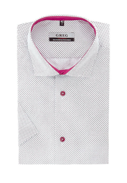 Сорочка мужская короткий рукав GREG 163/109/2034/Z/1  фото 2