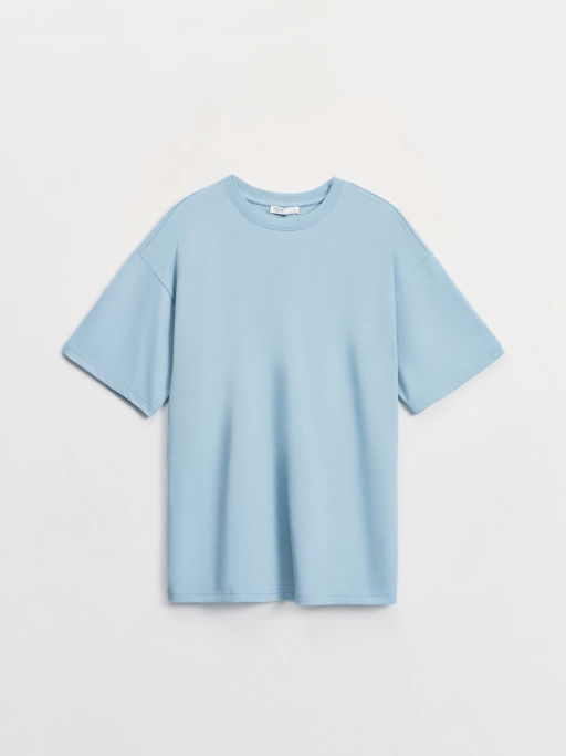 Базовая футболка оверсайз из хлопка OVERSIZE0526-163 / Zarina