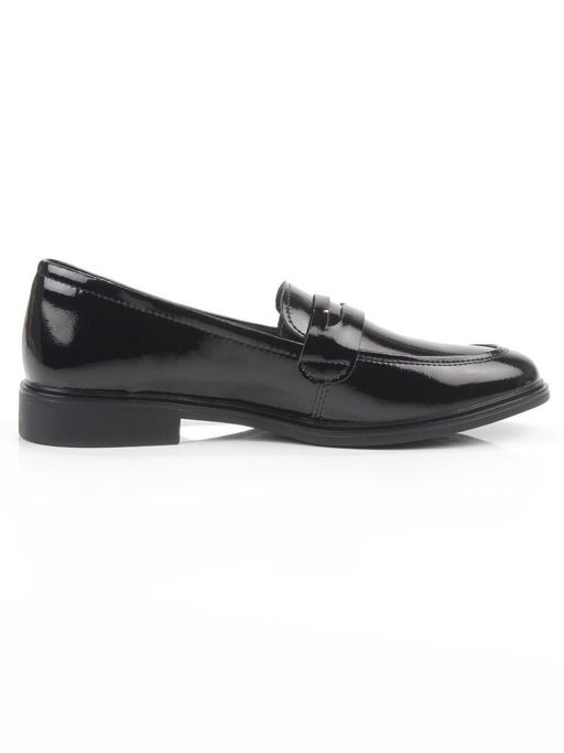 03-DCO142-2 BLACK Лоферы женские (натуральная кожа)