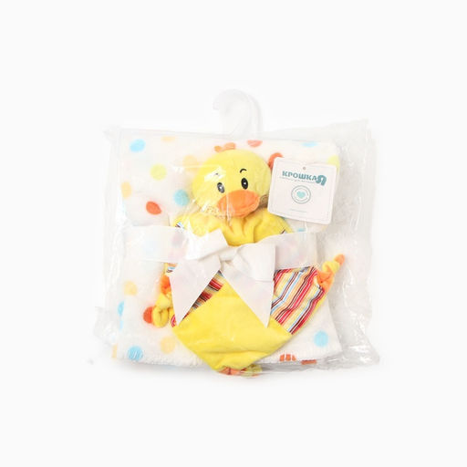 Плед детский с игрушкой «Крошка Я. Цыпленок» 75×90 см