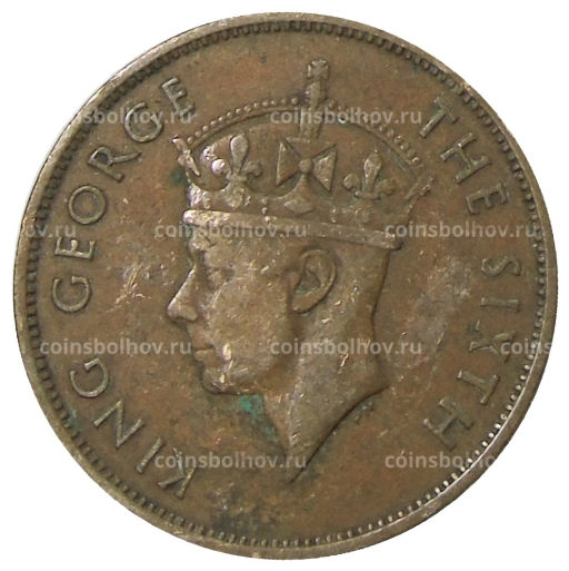 1 цент 1951 года Британский Гондурас