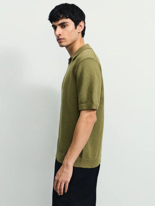 Джемпер поло из хлопка / Zarina  фото 4