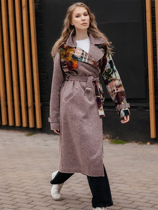 Жакет женский удлиненный, шерсть - Волтри фото 6