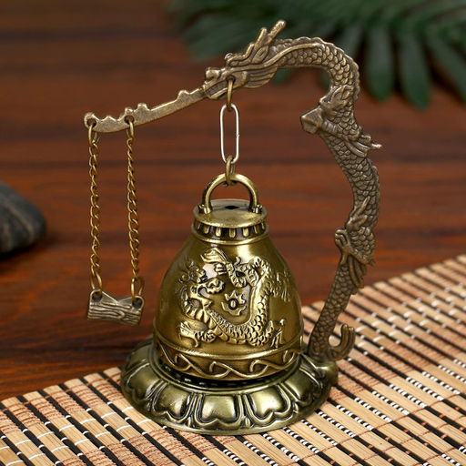 Колокол-гонг металл настольный Дракон d=4,5 см 11,2х9,5х9,5 см - Simaland фото 3