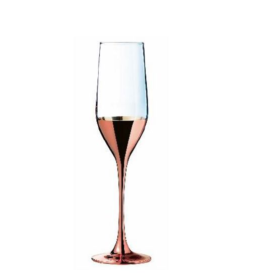 Набор бокалов для шампанского СЕЛЕСТ ЭЛЕКТРИЧЕСКАЯ МЕДЬ 4шт 160мл