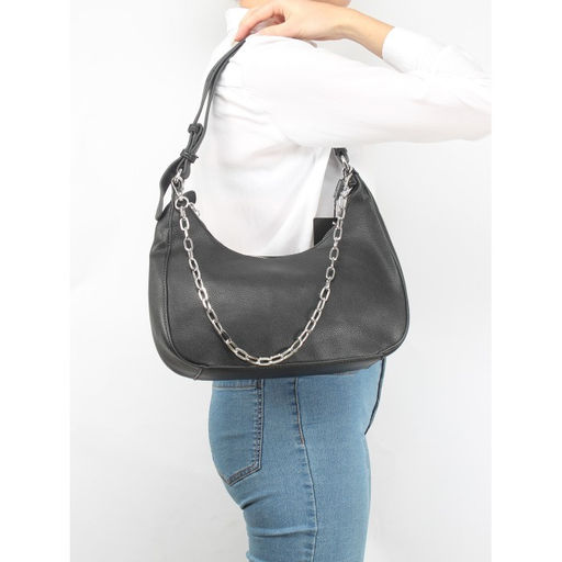 Сумка женская искусственная кожа FR-6620-1, 1отд+еврокарм, плечевой ремень, черный SALE 258368 - Adelia фото 5