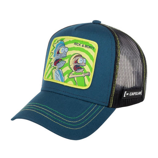 Бейсболка CAPSLAB арт. CL/REM/1/PSY1 Rick and Morty Portal (синий)