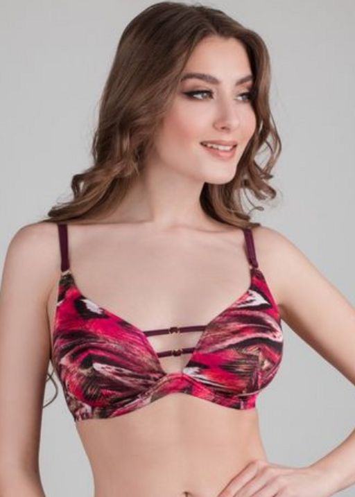 -45% БЮСТГАЛЬТЕР КУПАЛЬНЫЙ Milavitsa 470128/054 слива  фото 2