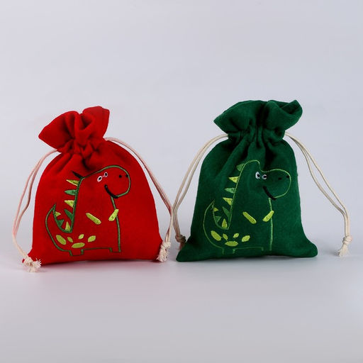 Мешок для подарков Дракон, р. 17 х 13 см, цвет МИКС - Simaland фото 4