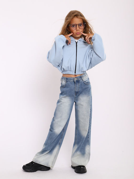 ТД051 Толстовка Porsch 2 (голубой) - Милаша фото 6