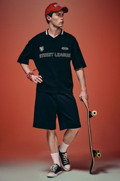 Pamuklu Loose Fit Polo Ti__rt