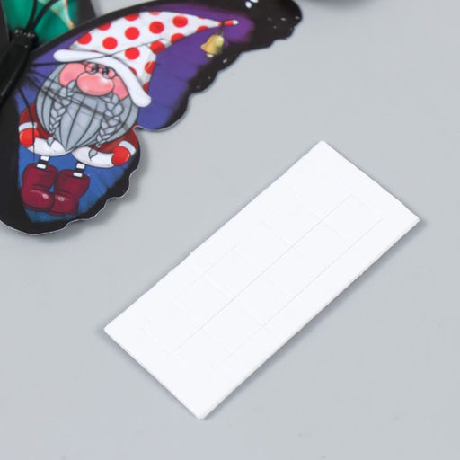 Магнит пластик Бабочки. Зимняя сказка набор 12 шт МИКС 10 см - Simaland фото 4