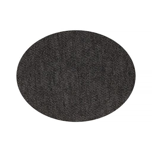 Термоаппликация BLITZ Термозаплатка овал №2 8х10 см 2 шт 2-01-03 черный