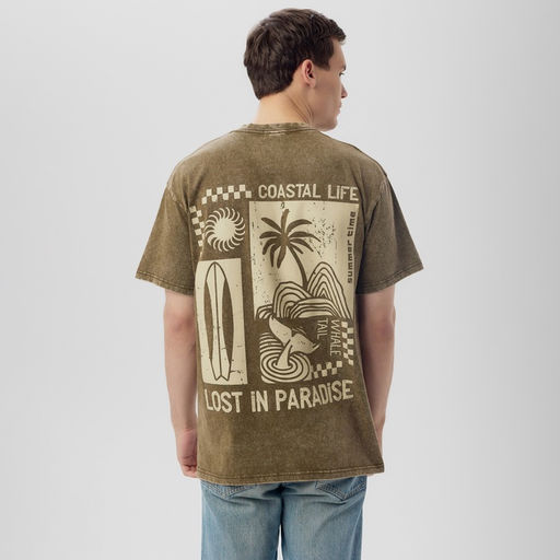 Футболка мужская MIST Paradise, зеленый, р-р M