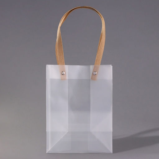 Пакет подарочный PP, прозрачный, матовый, 15×10×20 см