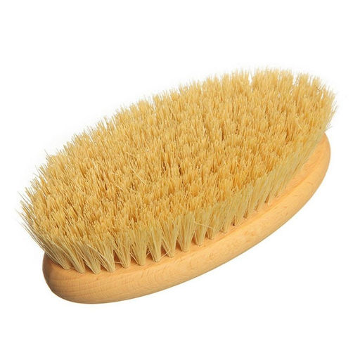 Kristaller Щётка для сухого массажа на ручке, щетина кабан, 215 пучков  фото 10