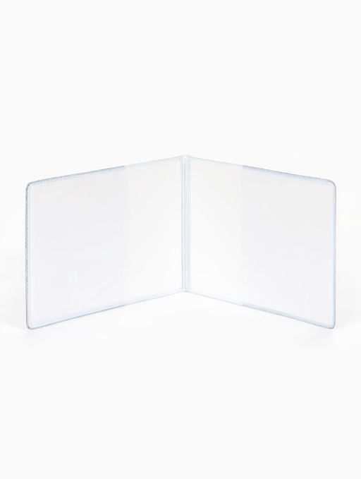 Обложка Удостоверение 11*0,3*8 см, Иск кожа, тисн. золото, черный