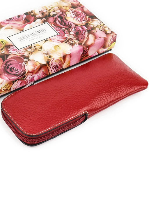 Женский кожаный футляр для очков Sergio Valentini СВ 8086-622  фото 3